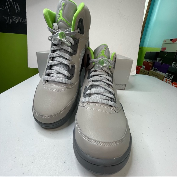 Air Jordan 5 Retro Green Bean Mens Size 10 Sneakers - Picture 2 of 10